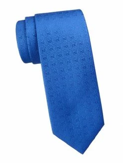 Charvet Illusion Diamond Silk Tie For Men Dark Blue -CHARVET AND GUERLAIN Sales unnamed file 134