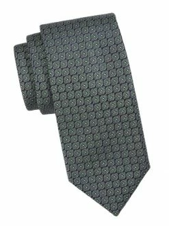 Charvet Neat Diamond Silk Tie For Men Navy -CHARVET AND GUERLAIN Sales unnamed file 168