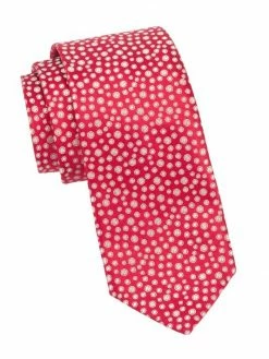 Charvet Bubble Woven Silk Tie For Men
