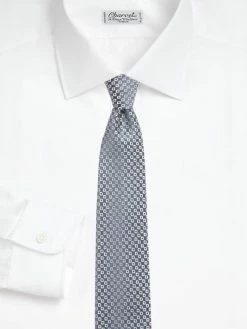 Charvet Square Geometric Woven Silk Tie For Men -CHARVET AND GUERLAIN Sales unnamed file 24