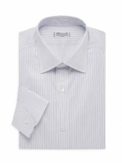 Charvet Multi-Stripe Dress Shirt For Men