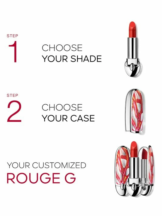 Guerlain Rouge G Customizable Luxurious Velvet Metallic Lipstick 880 Magnetic Red 6 Guerlain Rouge G Customizable Luxurious Velvet Metallic Lipstick 880 Magnetic Red - Image 4