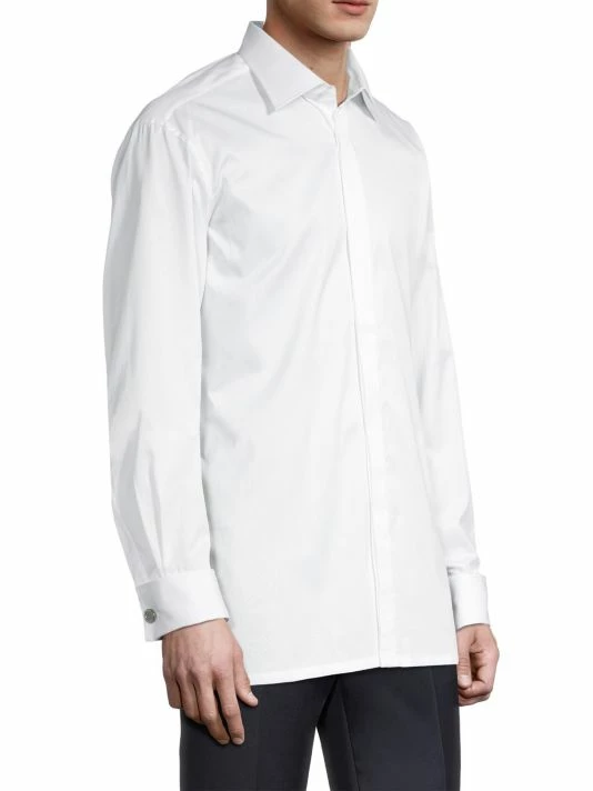 Charvet Hidden Placket Formal Shirt For Men 6 Charvet Hidden Placket Formal Shirt For Men - Image 4