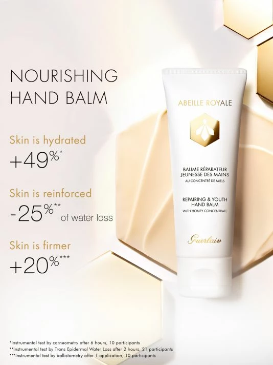 Guerlain Abeille Royale Repairing & Youth Hand Balm 5 Guerlain Abeille Royale Repairing & Youth Hand Balm - Image 3