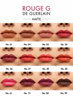 Guerlain Rouge G Customizable Matte Lipstick Shade N24 -CHARVET AND GUERLAIN Sales unnamed file 717