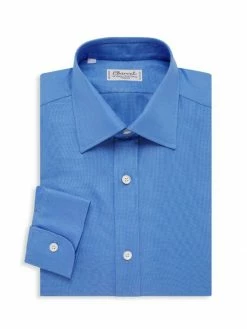 Charvet Button-Front Dress Shirt For Men