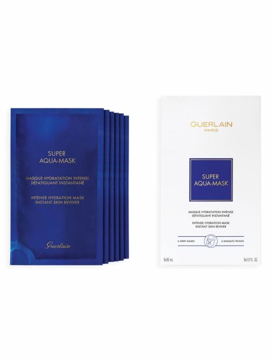 Guerlain Super Aqua Hydrating 6-Piece Sheet Mask Set 3 Guerlain Super Aqua Hydrating 6-Piece Sheet Mask Set