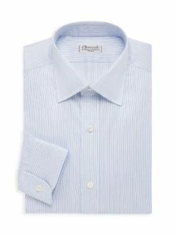 Charvet Stripe Dress Shirt For Men